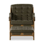 Halston Chair With Ottoma Amethyst Home provides interior design, new home construction design consulting, vintage area rugs, and lighting in the Winter Garden metro area.