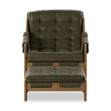 Halston Chair With Ottoma Amethyst Home provides interior design, new home construction design consulting, vintage area rugs, and lighting in the Winter Garden metro area.