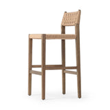 Featuring Hamlin Double Twisted Paper Cord Bar Stool by Four Hands at Amethyst Home. The Hamlin Double Twisted Paper Cord Bar Stool is expertly crafted with durable, high-quality materials. Its unique cord design provides both style and support, making it the perfect addition to any space. With its sturdy construction, this stool offers long-lasting use. Amethyst Home provides interior design, new home construction design consulting, vintage area rugs, and lighting in the Newport Beach metro area.