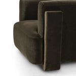 Featuring Hartley Surrey Olive Chair by Four Hands at Amethyst Home. A true showstopper. A fully upholstered outer frame cradles this classic chair upholstered in a velvety olive fabric.Overall Dimensions: 42.00"w x 39.00"d x 29.50"hWeight : 91.49 lbsMaterials: 76.8% Cotton, 23.2% Polyester. Amethyst Home provides interior design, new home construction design consulting, vintage area rugs, and lighting in the Portland metro area.