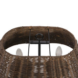 Featuring Harwick Jet Black Table Lamp by Four Hands at Amethyst Home. Craft a warm vibe in any space with a texture-driven table lamp of brown-finished rattan. Black iron shapes a double-arm base with traditional ogee-edge detailing, while a pill-shaped woven shade lets light through to set just the right mood.Overall Dimensions: 20.00"w x 14.00"d x 19.50"h. Amethyst Home provides interior design, new home construction design consulting, vintage area rugs, and lighting in the Portland metro area.