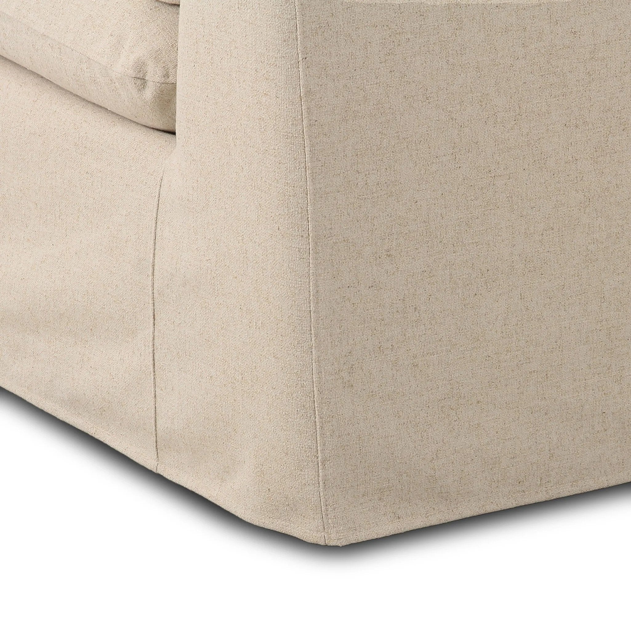 Elevate your everyday with a luxurious twist on the slipcovered sofa. Chunky arms and an A-frame taper feature a fully removable performance slipcover. Performance fabrics are specially created to withstand spills, stains, high traffic and wear, ensuring long-term comfort and unmatched durability Amethyst Home provides interior design, new home construction design consulting, vintage area rugs, and lighting in the San Diego metro area.