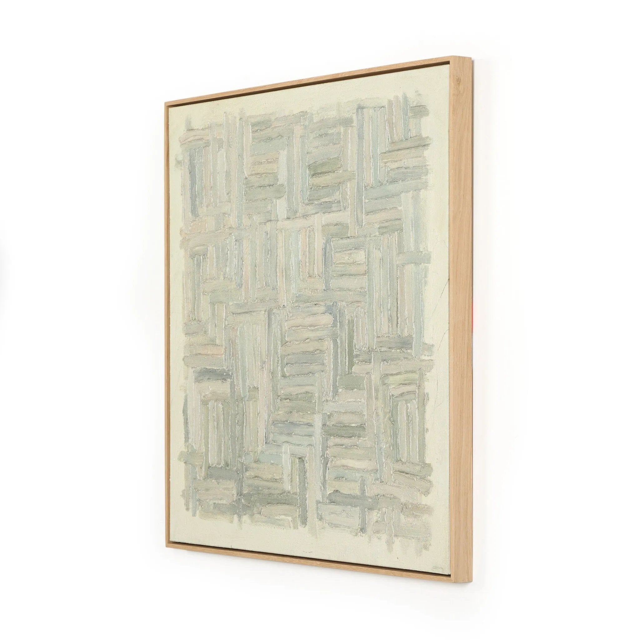 Based in Austin, Texas, abstract-expressionist painter Tyler Guinn looks to texture and organic sensibility to shape his wide variety of works, from geometric pieces and flowing landscapes to mark making and automatic writing. Handmade in Austin, Texas Amethyst Home provides interior design, new home construction design consulting, vintage area rugs, and lighting in the Los Angeles metro area.