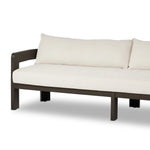 Featuring Jackson Alessi Linen Outdoor Metal Sofa by Four Hands at Amethyst Home. Expertly crafted sofa designed to elevate your outdoor space. Made with durable and high-quality linen fabric, this sofa is built to withstand the elements and provide comfort for years to come. Create a stylish and inviting outdoor oasis with the Jackson Alessi Linen Out. Amethyst Home provides interior design, new home construction design consulting, vintage area rugs, and lighting in the Salt Lake City metro area.