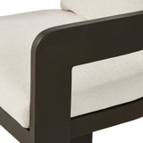 Featuring Jackson Alessi Linen Outdoor Metal Dining Chair by Four Hands at Amethyst Home. Introducing the Jackson Alessi Linen Outdoor Metal Dining Chair, the perfect addition to your outdoor space. Crafted with durable metal and coated in a sleek linen finish, this dining chair combines style and functionality. With its comfortable design, it's the per. Amethyst Home provides interior design, new home construction design consulting, vintage area rugs, and lighting in the Newport Beach metro area.