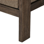 Featuring Jackson Ellor Brown Outdoor Sofa by Four Hands at Amethyst Home. Introducing the Jackson Ellor Brown Outdoor Sofa - your perfect addition to any backyard or patio. Made with durable materials, this sofa is built to withstand the elements and provide comfort for years to come. Get ready to relax and entertain in style with this timeless piece.
Ov. Amethyst Home provides interior design, new home construction design consulting, vintage area rugs, and lighting in the Kansas City metro area.