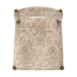 A midcentury-inspired piece brought to modern times. A supportive, sling-style back and seat cushion are upholstered in a soft, velvety fabric, with toasted oak armless framing Amethyst Home provides interior design, new home construction design consulting, vintage area rugs, and lighting in the Scottsdale metro area.