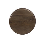 Add an extra surface anywhere with a solid mango end table with a playful clover shape Amethyst Home provides interior design, new home construction design consulting, vintage area rugs, and lighting in the Salt Lake City metro area.