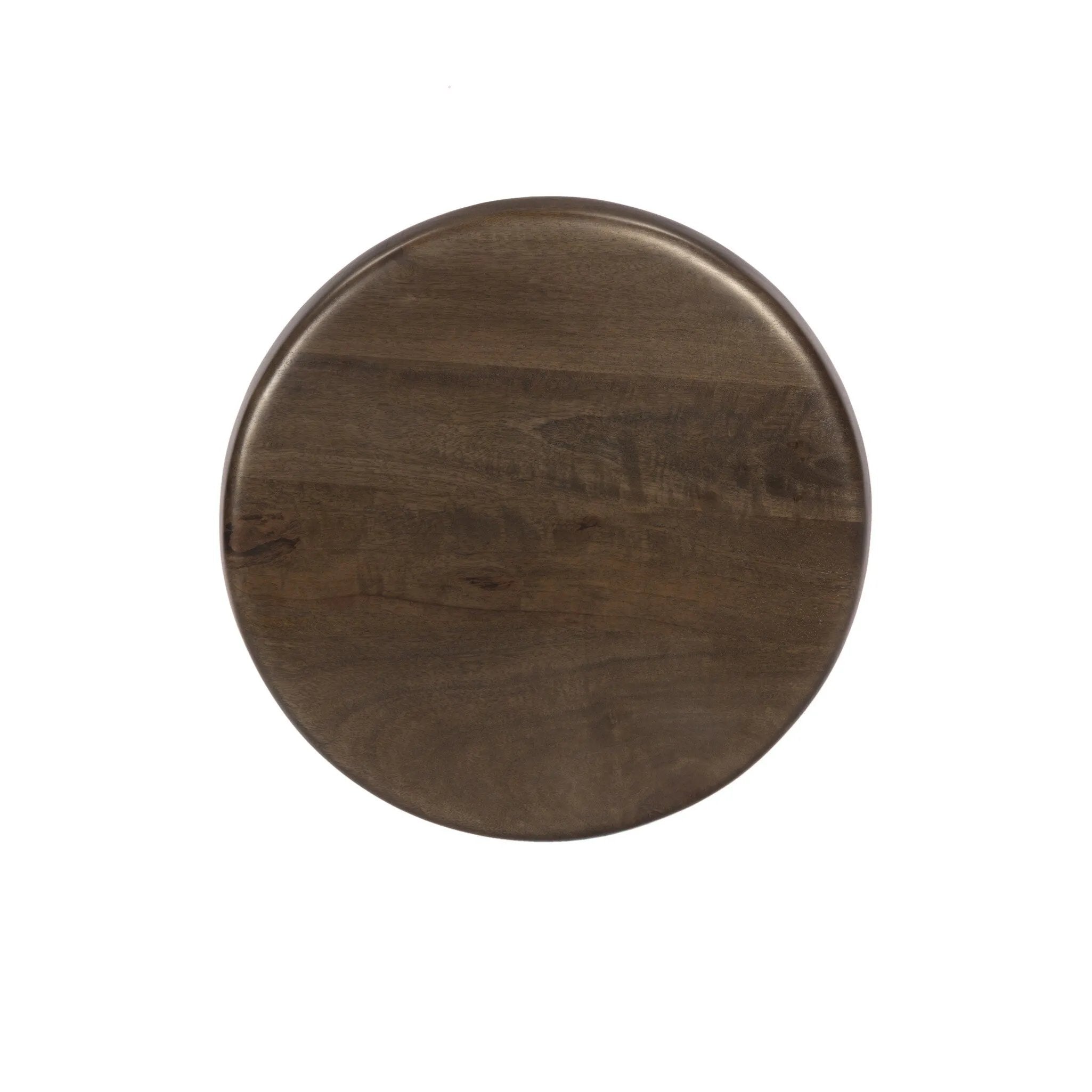 Add an extra surface anywhere with a solid mango end table with a playful clover shape Amethyst Home provides interior design, new home construction design consulting, vintage area rugs, and lighting in the Salt Lake City metro area.