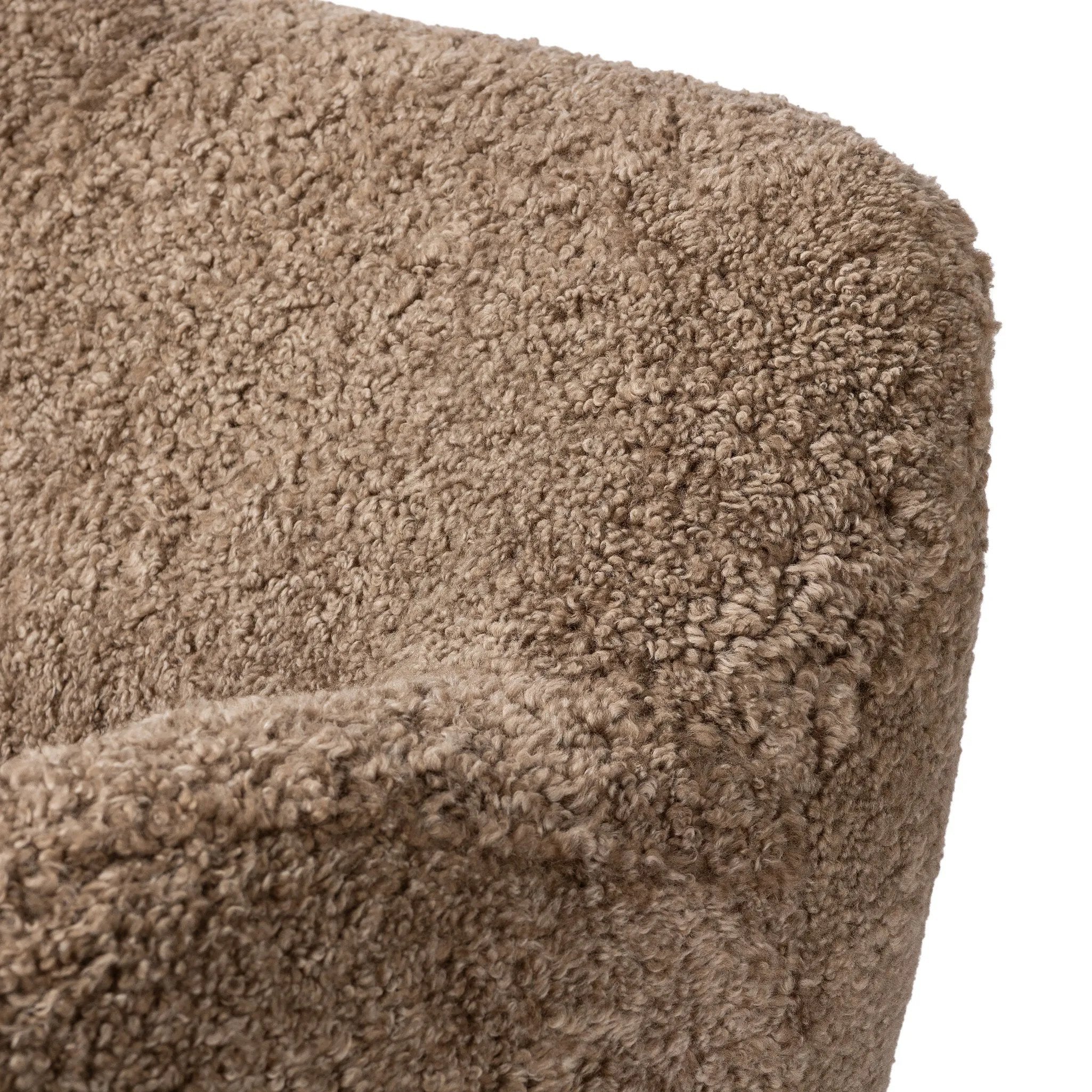 Reimagine movie nights, gaming and more. With a supple pile that's soft to the touch, taupe shearling upholstery pairs with S-spring suspension and an enveloped frame for an inviting look and feel.As fans of organic modern design at Amethyst, we love the optimistic inspired Julius Sofa - Taupe Shearling. Amethyst Home provides interior design, new home construction design consulting, vintage area rugs, and lighting in the Portland metro area.