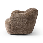 Featuring Julius Taupe Shearling Swivel Chair by Four Hands at Amethyst Home. With a supple pile that's soft to the touch, taupe shearling upholstery pairs with an S-spring seat and enveloped frame for an inviting look and feel on this 360-degree swivel chair.Overall Dimensions: 35.00"w x 36.00"d x 29.50"hWeight : 63.93 lbsMaterials: Shearling, Solid Parawoo. Amethyst Home provides interior design, new home construction design consulting, vintage area rugs, and lighting in the Monterey metro area.