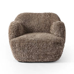 Featuring Julius Taupe Shearling Swivel Chair by Four Hands at Amethyst Home. With a supple pile that's soft to the touch, taupe shearling upholstery pairs with an S-spring seat and enveloped frame for an inviting look and feel on this 360-degree swivel chair.Overall Dimensions: 35.00"w x 36.00"d x 29.50"hWeight : 63.93 lbsMaterials: Shearling, Solid Pa. Amethyst Home provides interior design, new home construction design consulting, vintage area rugs, and lighting in the Winter Garden metro area.