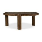 Perception play at work. A unique three-leg design shapes an organic, intentionally imperfect silhouette with a handmade look and feel. Legs of solid melina wood feature primitive design detailing while the desktop, made of spalted primavera, flaunts natural knots and graining. Together, that pairing of woods creates an intriguing visual contrast. Amethyst Home provides interior design, new home construction design consulting, vintage area rugs, and lighting in the Calabasas metro area.