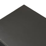 Simply structured and architectural, this outdoor firewood holder is constructed of an inverted arch of charcoal iron atop a minimalist split base foot. Cover or store indoors during inclement weather and when not in use Amethyst Home provides interior design, new home construction design consulting, vintage area rugs, and lighting in the Boston metro area.