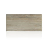 Unique linear carving with an artisan slant. Mango wood is finished in a light wash, highlighting texture and craftsmanship alike. Seats eight comfortably Amethyst Home provides interior design, new home construction design consulting, vintage area rugs, and lighting in the Charlotte metro area.