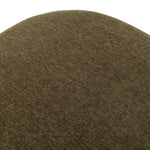 Featuring Kirby Sutton Olive Accent Stool by Four Hands at Amethyst Home. Style this vintage-inspired accent stool just about anywhere. A cradle base of wire-brushed parawood supports olive high-performance fabric. Performance fabrics are specially created to withstand spills, stains, high traffic and wear, ensuring long-term comfort and unmatched durabilit. Amethyst Home provides interior design, new home construction design consulting, vintage area rugs, and lighting in the Calabasas metro area.