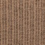 Featuring Koe Ellor Beige Outdoor Chair by Four Hands at Amethyst Home. Bring texture outside. Inspired by the classic tulip shape, this outdoor swivel chair features a sculptural, woven faux hyacinth frame and a deep seat and loose back cushion in 100% olefin, known for its UV-resistant, water-repellent and quick-drying abilities. Cover or store indoor. Amethyst Home provides interior design, new home construction design consulting, vintage area rugs, and lighting in the Newport Beach metro area.