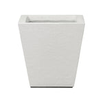 Featuring Koto Textured White Concrete Planter by Four Hands at Amethyst Home. Cast black concrete forms a monolithic planter for use indoors and out. Cover or store indoors during inclement weather and when not in use.TallOverall Dimensions: 18.00"w x 18.00"d x 32.00"hWeight: 92.59 lbsSmallOverall Dimensions: 18.00"w x 18.00"d x 18.00"hWeight: 38.80 lbs. Amethyst Home provides interior design, new home construction design consulting, vintage area rugs, and lighting in the Laguna Beach metro area.