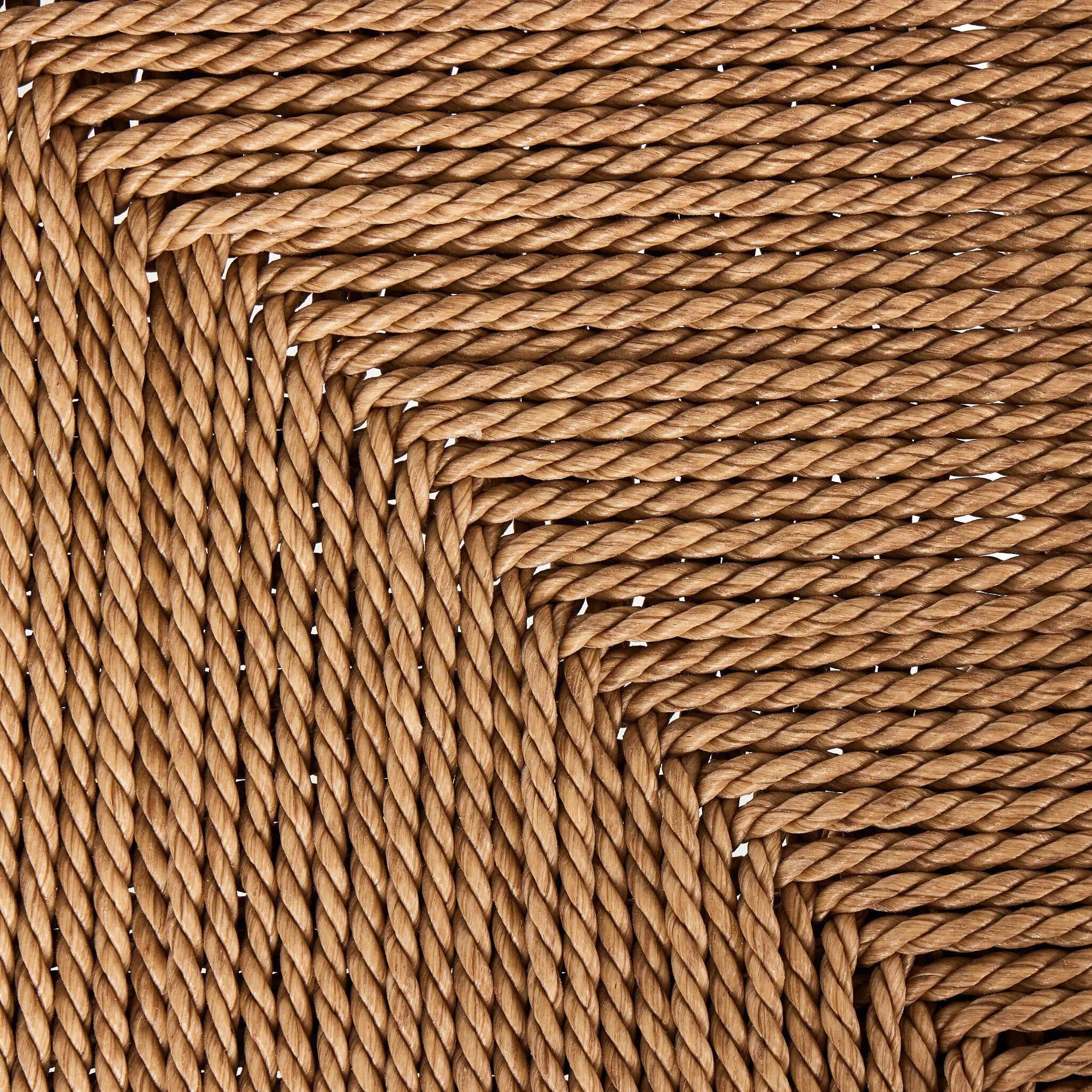 Featuring Ladder Textured Natural  Back Outdoor Dining Chair by Four Hands at Amethyst Home. Expertly crafted, the Ladder Textured Natural Back Outdoor Dining Chair is the ideal choice for comfortable and stylish outdoor dining. With its sturdy and durable design, it provides exceptional support and its textured finish adds a touch of natural charm to any o. Amethyst Home provides interior design, new home construction design consulting, vintage area rugs, and lighting in the San Diego metro area.