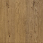 Featuring Leif Aged Natural Oak Veneer 60" Round Extension Dining Table by Four Hands at Amethyst Home. Inspired by European antiques, an extension dining table blends traditional and transitional design elements for a timeless look. A tapered, squared-off base supports a top that extends from a circle to an oval with a 20" leaf, accommodating up to 8 guests. Amethyst Home provides interior design, new home construction design consulting, vintage area rugs, and lighting in the Portland metro area.