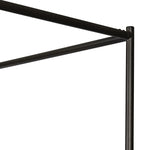 Featuring Leigh San Remo Ash Canopy Bed by Four Hands at Amethyst Home. Safari styling gets refreshed with ash grey fabric and leather straps that secure decorative suspended headboard pillows. Box spring required. This bed is not compatible with an adjustable mattress.KingOverall Dimensions: 80.75"w x 84.75"d x 82.25"hWeight: 212.74 lbsQueenOverall Dimen. Amethyst Home provides interior design, new home construction design consulting, vintage area rugs, and lighting in the Kansas City metro area.