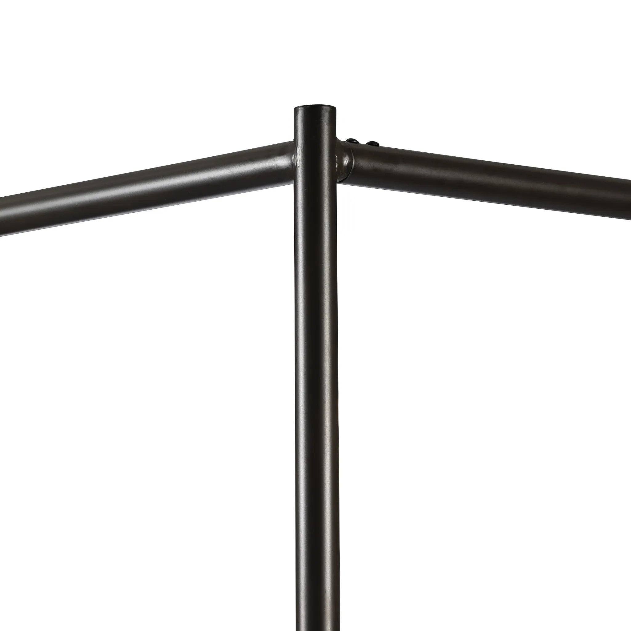 Featuring Leigh San Remo Ash Canopy Bed by Four Hands at Amethyst Home. Safari styling gets refreshed with ash grey fabric and leather straps that secure decorative suspended headboard pillows. Box spring required. This bed is not compatible with an adjustable mattress.KingOverall Dimensions: 80.75"w x 84.75"d x 82.25"hWeight: 212.74 lbsQueenOverall Dime. Amethyst Home provides interior design, new home construction design consulting, vintage area rugs, and lighting in the Laguna Beach metro area.