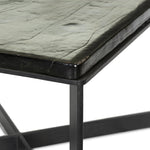 Featuring Lennie Clear Cast Glass Cast Glass Bunching Table by Four Hands at Amethyst Home. An airy, angular base of charcoal-burnished iron supports a squared tabletop of amber cast glass. Styles well alone or paired in multiples.Overall Dimensions: 25.00"w x 25.00"d x 15.75"hWeight : 120.06 lbsMaterials: Cast Glass, Iron. Amethyst Home provides interior design, new home construction design consulting, vintage area rugs, and lighting in the Laguna Beach metro area.