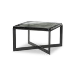 Featuring Lennie Clear Cast Glass Cast Glass Bunching Table by Four Hands at Amethyst Home. An airy, angular base of charcoal-burnished iron supports a squared tabletop of amber cast glass. Styles well alone or paired in multiples.Overall Dimensions: 25.00"w x 25.00"d x 15.75"hWeight : 120.06 lbsMaterials: Cast Glass, Iron. Amethyst Home provides interior design, new home construction design consulting, vintage area rugs, and lighting in the Salt Lake City metro area.