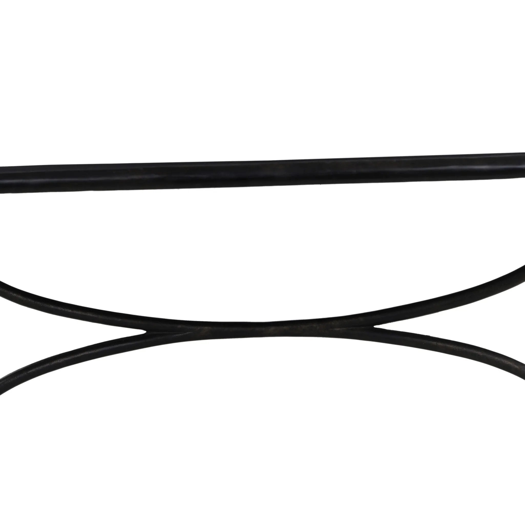 This outdoor dining table takes inspiration from French Art Deco design elements, with mirroring curves creating a sense of symmetry and fluid movement. Crafted from fully cast aluminum with a distressed bronze finish, complete with plenty of textural highs and lows to give the finish depth. Amethyst Home provides interior design, new home construction design consulting, vintage area rugs, and lighting in the Park City metro area.