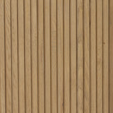 Made from rustic-finished oak with a plinth-style base, clean angles and linear reeding define this midcentury-spirited sideboard. Fully finished interior for a beautiful look inside and out. Designed in partnership with longtime Four Hands collaborator Thomas Bina and Brazilian designer Ronald Sasson Amethyst Home provides interior design, new home construction design consulting, vintage area rugs, and lighting in the Nashville metro area.