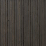 Featuring Leo Smoked Black Bed by Four Hands at Amethyst Home. Designed by Thomas Bina and Ronald Sasson, a design partnership blending both modern minimalist and Brazilian influences. Crafted from a mix of solid oak and thick-cut oak veneer, this clean-lined bed features vertical reed detailing on the tall headboard and beautiful horizontal graining on the. Amethyst Home provides interior design, new home construction design consulting, vintage area rugs, and lighting in the Park City metro area.