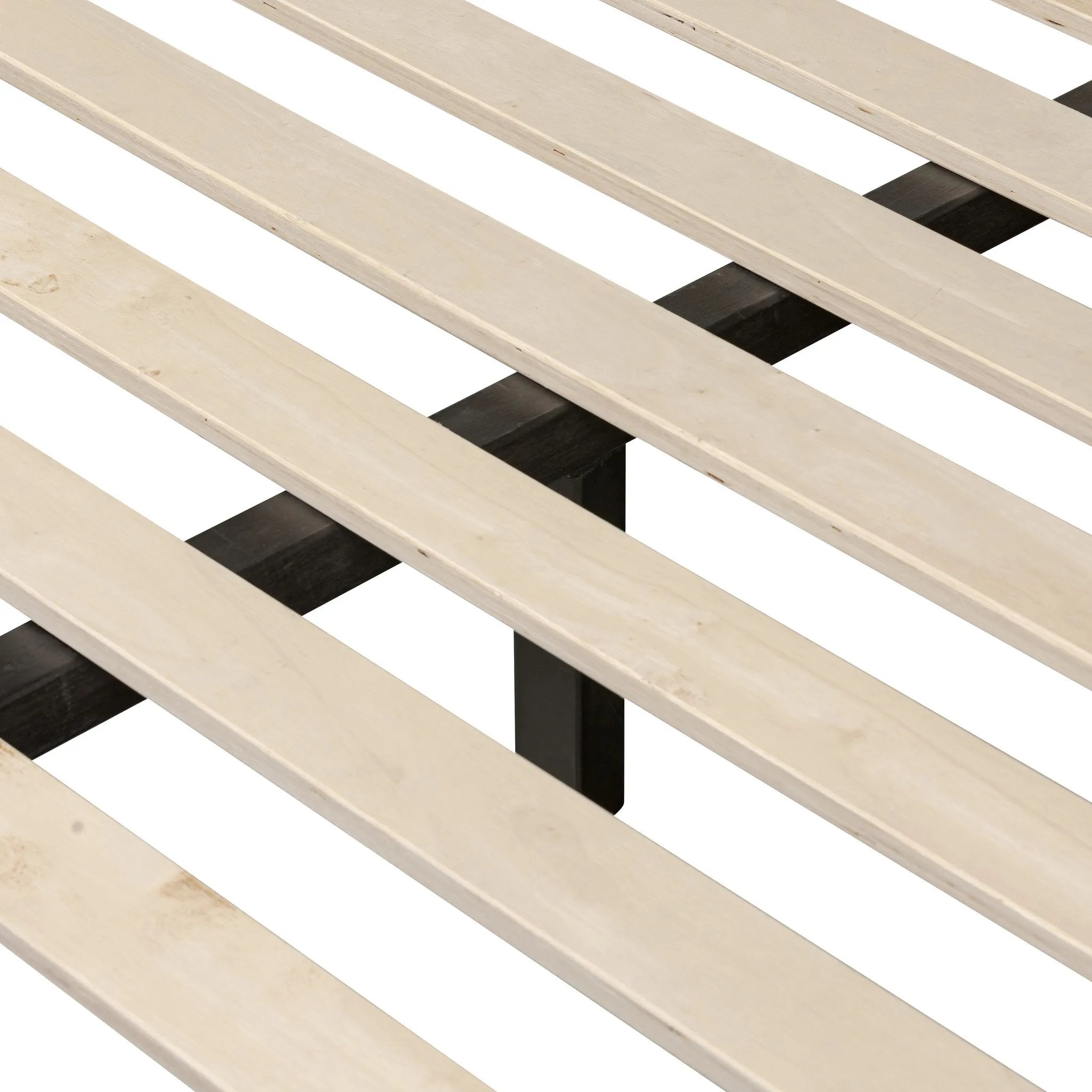 Featuring Leo Smoked Black Bed by Four Hands at Amethyst Home. Designed by Thomas Bina and Ronald Sasson, a design partnership blending both modern minimalist and Brazilian influences. Crafted from a mix of solid oak and thick-cut oak veneer, this clean-lined bed features vertical reed detailing on the tall headboard and beautiful horizontal graining on. Amethyst Home provides interior design, new home construction design consulting, vintage area rugs, and lighting in the Winter Garden metro area.