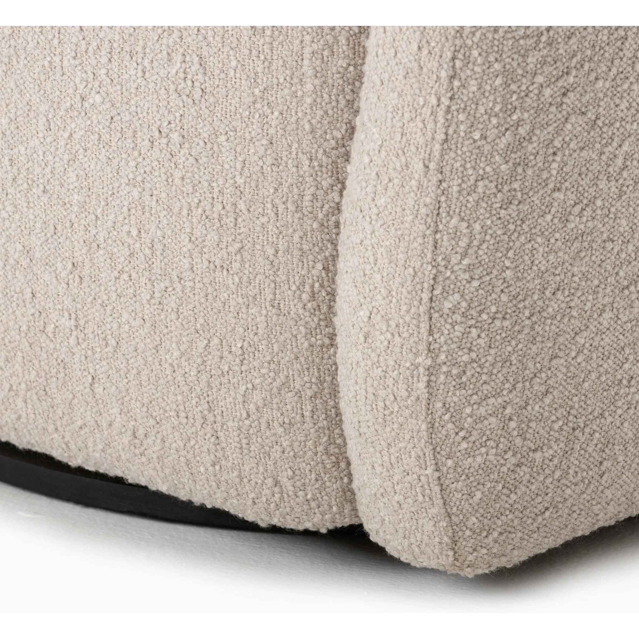 Fine curves meet tailored upholstery, atop a 360-degree swivel. Performance fabrics are specially created to withstand spills, stains, high traffic and wear, ensuring long-term comfort and unmatched durability Amethyst Home provides interior design, new home construction design consulting, vintage area rugs, and lighting in the Scottsdale metro area.