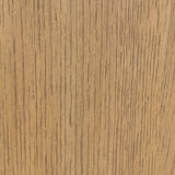 The barrel back dining chair, refreshed. Light oak shapes an armless frame and curved rear legs that almost appear to flow into the seat back. A comfy seat is upholstered in high-performance fabric, while reeding details on the back create a sense of perception play. Amethyst Home provides interior design, new home construction design consulting, vintage area rugs, and lighting in the San Diego metro area.