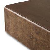 Thick oak veneer and dark paper fiber pair to shape a softened rectangle coffee table, with beautiful natural movement on the sides.As enthusiasts of natural style at Amethyst, we love the designer inspired Lola Coffee Table - Chestnut Oak Veneer. This item pairs well with other brands such as Surya and is perfect for loft homes Amethyst Home provides interior design, new home construction design consulting, vintage area rugs, and lighting in the Park City metro area.