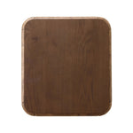 Thick oak veneer and dark paper fiber pair to shape a softened rectangle coffee table, with beautiful natural movement on the sides.As fans of modern style at Amethyst, we love the warm modern inspired Lola End Table - Chestnut Oak Veneer. This item pairs well with other brands such as Visual Comfort and is perfect for wabi sabi homes Amethyst Home provides interior design, new home construction design consulting, vintage area rugs, and lighting in the Monterey metro area.
