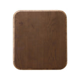 Thick oak veneer and dark paper fiber pair to shape a softened rectangle coffee table, with beautiful natural movement on the sides.As fans of modern style at Amethyst, we love the warm modern inspired Lola End Table - Chestnut Oak Veneer. This item pairs well with other brands such as Visual Comfort and is perfect for wabi sabi homes Amethyst Home provides interior design, new home construction design consulting, vintage area rugs, and lighting in the Monterey metro area.