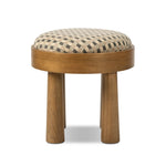 A simple, charming stool with an oak wood veneer finish and velvety upholstered seat. Tapered legs add subtle character.As enthusiasts of wabi sabi aesthetics at Amethyst, we love the nature inspired Louise Accent Stool - Firefinch Fawn. This item pairs well with other brands such as Loloi Rugs and is perfect for loft homes Amethyst Home provides interior design, new home construction design consulting, vintage area rugs, and lighting in the Houston metro area.