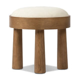 A simple, charming stool with an oak wood veneer finish and upholstered seat. Tapered legs add subtle character.As enthusiasts of natural design at Amethyst, we love the designer inspired Louise Accent Stool - Nomad Snow - Crypton Nomad Snow. This item pairs well with other brands such as Verellen and is perfect for modern homes Amethyst Home provides interior design, new home construction design consulting, vintage area rugs, and lighting in the Boston metro area.