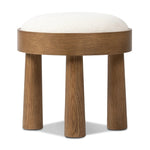 Featuring Louise Nomad Snow Accent Stool by Four Hands at Amethyst Home. A simple, charming stool with an oak wood veneer finish and upholstered seat. Tapered legs add subtle character.Overall Dimensions: 19.00"w x 19.00"d x 19.25"hWeight : 23.81 lbsMaterials: 92% Polyester, 8% Flax/Linen, Oak Veneer, Solid Ash. Amethyst Home provides interior design, new home construction design consulting, vintage area rugs, and lighting in the Houston metro area.