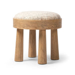 Featuring Louise Ostend Natural Accent Stool by Four Hands at Amethyst Home. A simple, charming stool with natural oak wood veneer finish and textured neutral fabric seat. Tapered legs add subtle character.Overall Dimensions: 19.00"w x 19.00"d x 19.25"hWeight : 23.81 lbsMaterials: 58% Flax/Linen, 35% Acrylic, 7% Polyester, Oak Veneer, Solid Ash. Amethyst Home provides interior design, new home construction design consulting, vintage area rugs, and lighting in the Salt Lake City metro area.