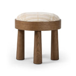 Featuring Louise Sheffield Ivory Accent Stool by Four Hands at Amethyst Home. A simple, charming stool with natural oak wood veneer finish and a seat upholstered in a traditional ivory fabric with a classic box pattern. Tapered legs add subtle character.Overall Dimensions: 19.00"w x 19.00"d x 19.25"hWeight : 23.81 lbsMaterials: 100% Polyester, Oak Veneer, Soli. Amethyst Home provides interior design, new home construction design consulting, vintage area rugs, and lighting in the Boston metro area.