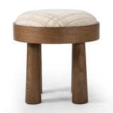 Featuring Louise Sheffield Ivory Accent Stool by Four Hands at Amethyst Home. A simple, charming stool with natural oak wood veneer finish and a seat upholstered in a traditional ivory fabric with a classic box pattern. Tapered legs add subtle character.Overall Dimensions: 19.00"w x 19.00"d x 19.25"hWeight : 23.81 lbsMaterials: 100% Polyester, Oak Veneer, S. Amethyst Home provides interior design, new home construction design consulting, vintage area rugs, and lighting in the Charlotte metro area.