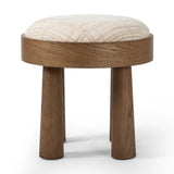 Featuring Louise Sheffield Ivory Accent Stool by Four Hands at Amethyst Home. A simple, charming stool with natural oak wood veneer finish and a seat upholstered in a traditional ivory fabric with a classic box pattern. Tapered legs add subtle character.Overall Dimensions: 19.00"w x 19.00"d x 19.25"hWeight : 23.81 lbsMaterials: 100% Polyester, Oak Veneer, . Amethyst Home provides interior design, new home construction design consulting, vintage area rugs, and lighting in the Washington metro area.