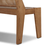 A fresh take on late designer Pierre Jeanneret's iconic seating styles. Our design updates the classic look with a coastal feel, pairing woven cane seating with toasted sungkai frame.As lovers of clean design at Amethyst, we love the nature inspired Lutz Accent Bench - Toasted Sungkai. Amethyst Home provides interior design, new home construction design consulting, vintage area rugs, and lighting in the Newport Beach metro area.