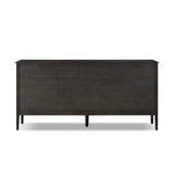 Featuring Maggie Smoked Black Oak Veneer 6 Drawer Dresser by Four Hands at Amethyst Home. A cleanly shaped six-drawer dresser is crafted from smoked black oak, highlighting the wood's natural grain. Roomy drawers offer plenty of space for bedroom storage, while the slim, tapered legs give the piece a subtle lift, creating a grounded look.Overall Dimension. Amethyst Home provides interior design, new home construction design consulting, vintage area rugs, and lighting in the Kansas City metro area.