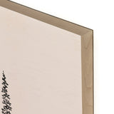 Inspired by nature, society and day-to-day life, Bangalore-based artist Santhosh CH's original piece is printed on a maple panel and framed as a wood box for a gallery-quality look. Graining and texture from the backer show through slightly for a unique look on each piece. If not currently in stock, this piece ships within three weeks. Amethyst Home provides interior design, new home construction design consulting, vintage area rugs, and lighting in the Alpharetta metro area.