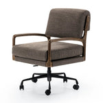 Featuring Maguire Gibson Mink Desk Chair by Four Hands at Amethyst Home. Foldover back detailing brings a sense of softness to a comfort-driven desk chair upholstered in high-performance fabric. Height adjustable with a 360-degree swivel.Overall Dimensions: 22.25"w x 28.50"d x 33.50"hWeight : 37.48 lbsMaterials: 97% Polyester, 3% Acrylic, Aluminum, Solid. Amethyst Home provides interior design, new home construction design consulting, vintage area rugs, and lighting in the Laguna Beach metro area.