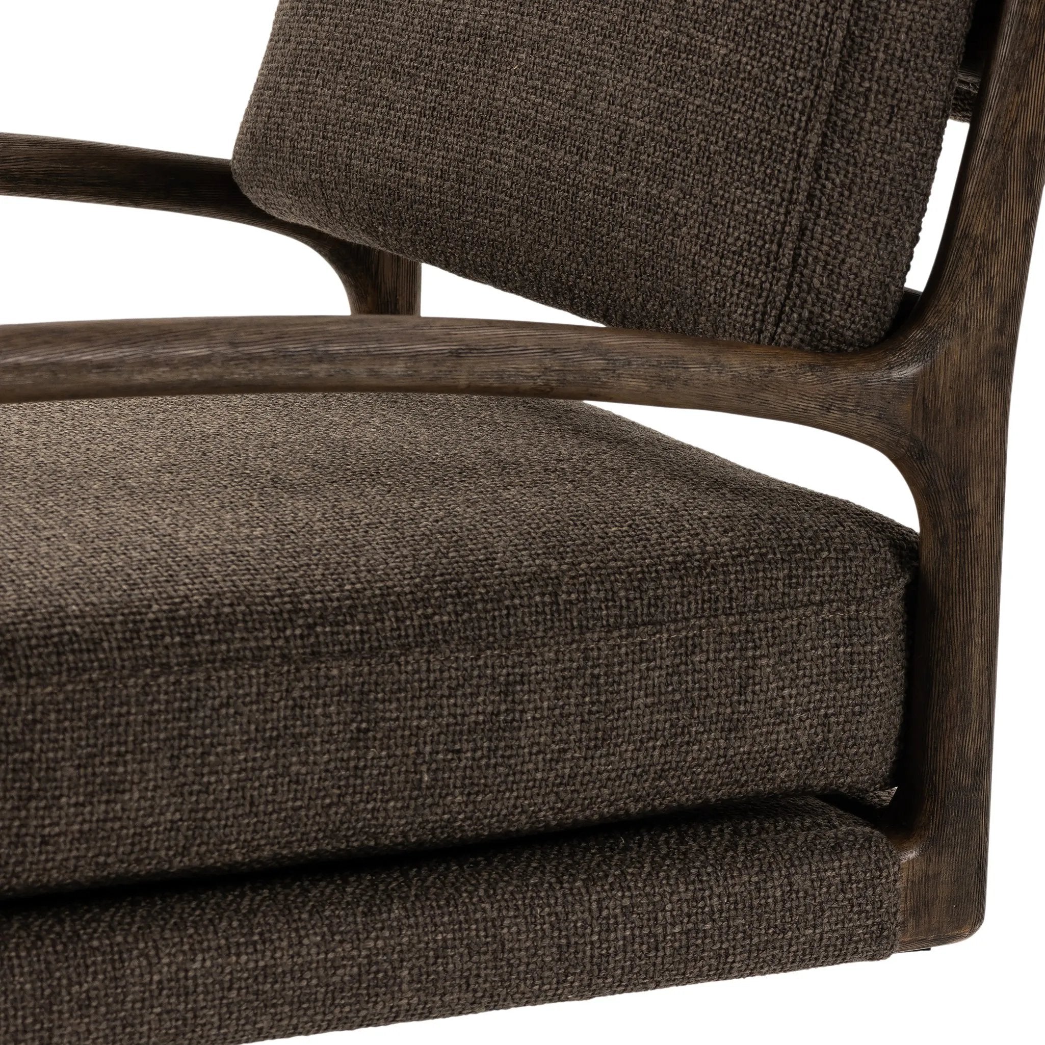 Featuring Maguire Gibson Mink Desk Chair by Four Hands at Amethyst Home. Foldover back detailing brings a sense of softness to a comfort-driven desk chair upholstered in high-performance fabric. Height adjustable with a 360-degree swivel.Overall Dimensions: 22.25"w x 28.50"d x 33.50"hWeight : 37.48 lbsMaterials: 97% Polyester, 3% Acrylic, Aluminum, Soli. Amethyst Home provides interior design, new home construction design consulting, vintage area rugs, and lighting in the Winter Garden metro area.