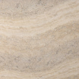 Simple shaping gets an elevated update with a classic plinth base mirrored in a lip detail around the tabletop. The rounded corners of this outdoor end table showcase textured sandy grey concrete, designed to mimic the detail found in natural stone. Cover or store indoors during inclement weather and when not in use. Amethyst Home provides interior design, new home construction design consulting, vintage area rugs, and lighting in the Des Moines metro area.